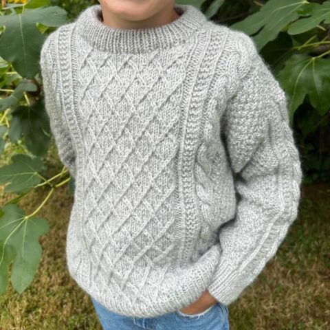 Moby Sweater Mini fra Petiteknit str. 1 - 7 år